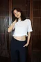 反摺造型寬擺Tee (四色)
