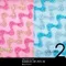 KC7794 粉嫩波浪亮蔥透感布料 一碼 (KC7794 Sheer with 2 colors of Wavy Glitter Fabric)