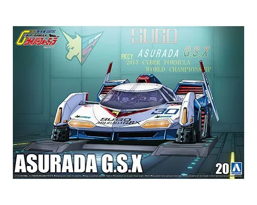 8月預購] 青島1/24 NO.20 菅生車隊阿斯拉G.S.X 閃電霹靂車SUGO