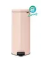 【缺貨】BRABANTIA PEDAL BIN 黏土粉 時尚腳踏式垃圾桶 30L #114328