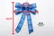 藍色紳士蝴蝶結 (PF162W-3Blue Gentleman Butterfly Bow) ｜手作｜布置｜格子｜緞帶用途