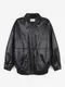 LINENNE品牌自訂款－premium bomber leather jacket (2color)