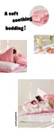 韓製寢具MAATILA－Marshmallow M2抗過敏護理雙面四季棉被組：蜜桃果茶