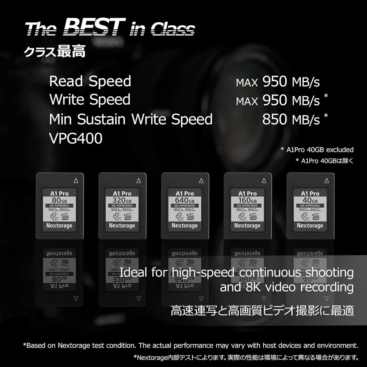 Nextorage NX-A1 PRO系列CFexpress Type A 記憶卡VPG400 高速記憶卡公司貨