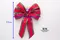 聖誕跳色蝴蝶結(W918G/Christmas Gradient Butterfly Bow) ｜手作｜布置｜白色｜緞帶用途