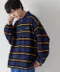 客訂0327 / 日本限定🇯🇵Kappa 寬鬆刺繡條紋長Tee