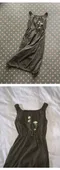 98doci made－OAT/Add shirring Cargo OPS抽褶肩帶背心洋裝：2 color