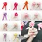 **純手工製胸花(成品) A-J  (Handmade Ribbon Brooch A-J)