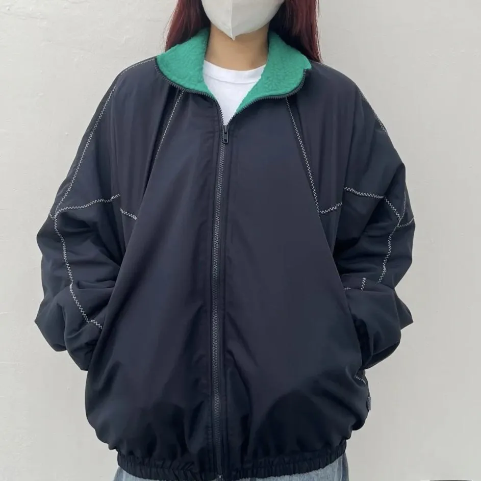 全国送料無料・イイ店 NAUTICA ネイビー L Jacket Track Fleece Boa ジャケット・アウター