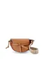 LOEWE Mini Gate Dual bag in soft calfskin and jacquard