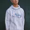 【25SS】Romantic Crown 雙圓環LOGO連帽TEE(淺灰)