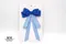 經典藍蝴蝶結 (Classic Blue Bow)｜婚禮｜條紋｜寶藍｜裝飾｜緞帶王｜海洋｜DIY