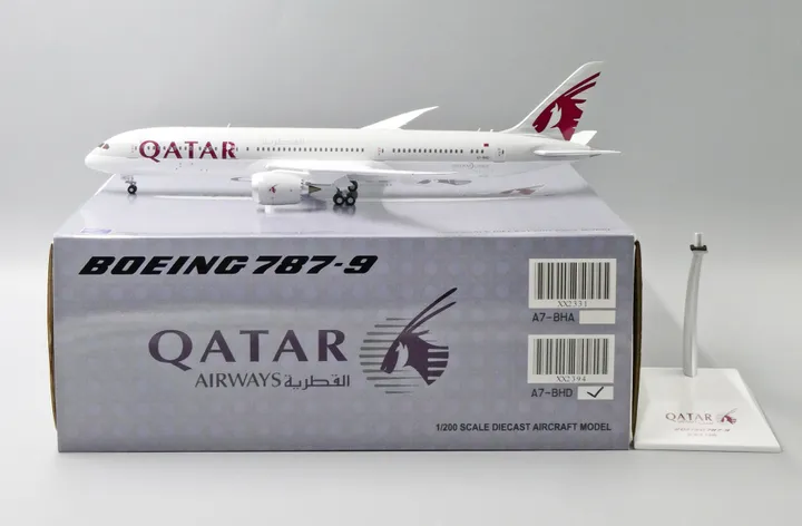 JC Wings 1/200 卡達航空Qatar Airways B787-9 A7-BHD