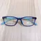 EGK兒童館-青少學生款 | EG-Plus UV420濾藍光眼鏡 | TR材質方圓雙色藍仿彈鏡腳彎弧款58051C5Y