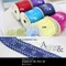 GAA332 鮮豔色花朵背膠蕾絲緞帶 38mm (GAA332 Adhesive Flower Ribbon -38mm )