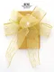金流纱蝴蝶結 (K1164G/Gold Chiffon Butterfly Bow) ｜手作｜布置｜雪纱｜緞帶用途