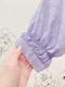 輕柔純色棉紗 交叉一片式罩衫/洋裝_(2色:紫/白)