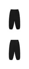 【23SS】 Fallett 口袋造型工裝寬褲 (黑)