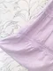 簍空蕾絲X光澤棉麻 花苞袖洋裝_(2色:紫)