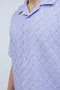 【23SS】韓國 立體格紋短袖襯衫