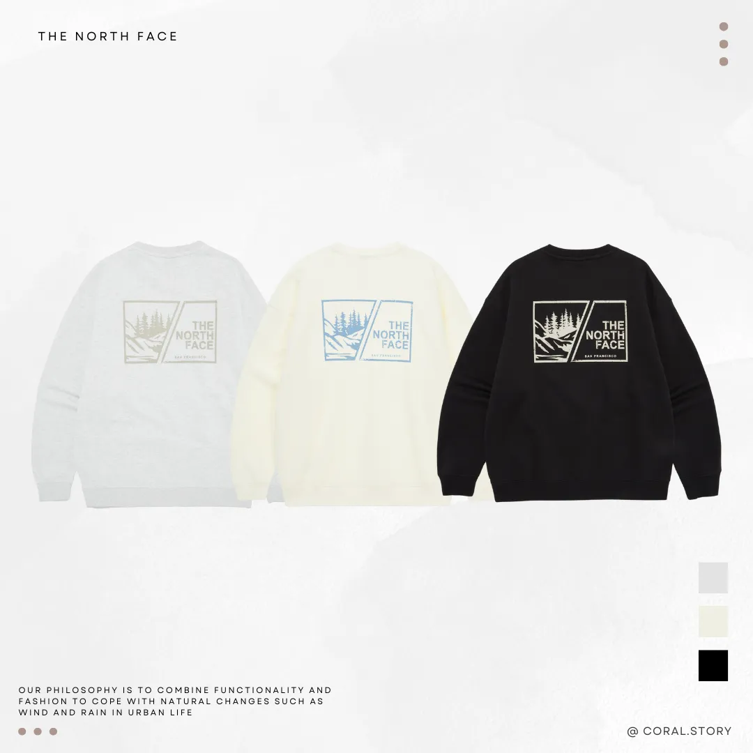 [THE NORTH FACE] M'S BOSQUE SWEATSHIRTS★NM5MR04 The North Face Korea M'S BOSQUE SWEATSHIRTS NM5MR04 BLACK