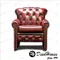 Chesterfield 手工皮沙發 手染皮 史考特主人椅 兩色 咖啡/紅 椅子 單人沙發