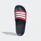【愛迪達ADIDAS】CORE/NEO 游泳運動拖鞋 -黑藍紅白 FW7076