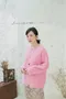 ｛小貓 Pick｝彩色寶石釦子 柔軟馬海毛上衣／外套