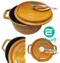 Staub 圓形鑄鐵鍋 18cm 1.8L 黑色／櫻桃紅／芥末黃
