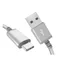 Pengo USB-C轉USB-A充電傳輸線 1.2M 質感銀 EPG000009