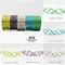 綠格紋金蔥雪紗織帶38mm(Green plaid Glitter snow yarn webbing 38mm)