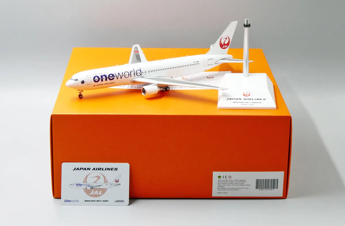 50％OFF ONE JAL 新品】JC 日本航空 B767-300 B767-300ER WORLD- 1:400 