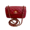 CHANEL Vintage | 紅金釦 Mini COCO 19cm口蓋包 斜背包