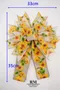 田園向日葵蝴蝶結 (KF6256GC-13-183/Pastoral sunflower Bow) ｜手作｜布置｜裝飾｜大蝴蝶結｜春天｜拷克｜鐵絲邊