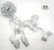 <聖誕蝴蝶結絕版品>聖誕樹銀蔥雪花感樹頂花