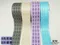 DK0053-38 緹花格子小細格緞帶38MM  (DK0053-38 Bi-Colored Jacquard Plaid Ribbon  38MM  )