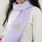 【非超光】生命之花刺繡〃抗UV有機棉圍巾