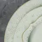 ｛春漫野花｝ 法式典雅浮雕．ArtDeco花邊盤 (蒲公英 /藍)