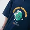 REPUTATION PRODUCTIONS® YOU LOOK GREAT Lucky clover Tee / D-TEE.SS - 幸運草人LOGO 短tee / 湛藍