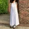 A little b － garnet backless nylon ops (3color)：簡潔質感罩衫洋裝