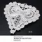 A1817 花邊愛心蕾絲嵌蝴蝶結配件  (Lace Heart)