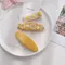 愛心布織髮夾三件套