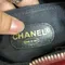 CHANEL Vintage | 酒紅色荔枝皮coco 玳瑁圓餅 手提包
