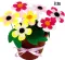 DIY不織布花盆-預購商品 植物 手作 仿真 創意 3D預覽