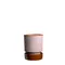 Bergs Potter霍芙8cm素燒陶盆搭釉面底座 赤陶色盆+咖啡紅底座