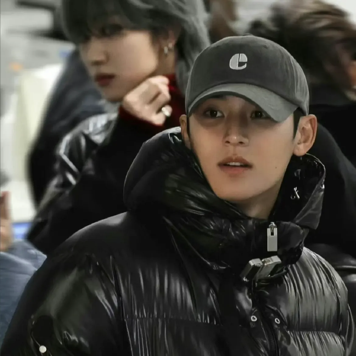 EMIS VINTAGE LOGO CAP E標棒球帽SEVENTEEN 金珉奎同款🩵