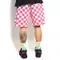COOKMAN Chef Short Pants Checker Pink 231-01830