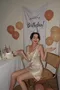 菲莉絲的生日派對-韓國質感繫繩緞面洋裝