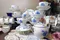 HEREND - CHINESE BOUQUET BLUE 21件組不分售 (含茶杯組 糖罐 牛奶壺 茶壺) 意者私訊