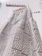 光澤浮雕刺繡 立體幾何蓬蓬裙＿(2色:白)